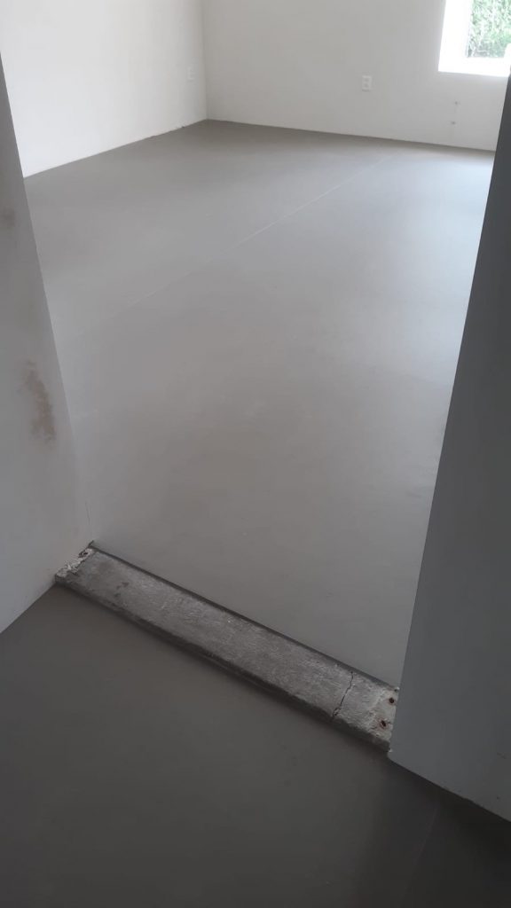 Marmoleum Concrete gelegd in Schoonebeek